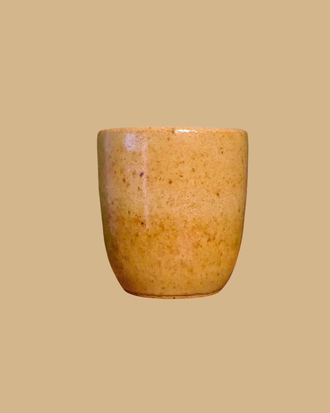 Handmade ceramic 8 oz latte cup